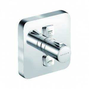 Встраиваемый смеситель для ванны и душа Kludi Push с термостатом