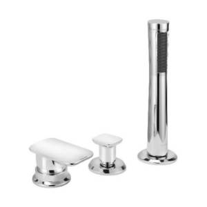 Смеситель на борт ванны Kludi E2 врезной  на 3 отверстия без излива