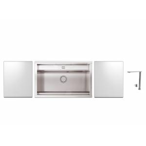 Мойка кухонная верхнего монтажа Apell Regola c телескопическим смесителем