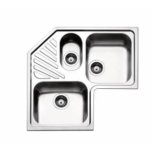 Мойка кухонная угловая верхнего монтажа Apell Angolo на 2 чаши