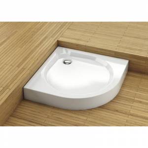 Душевой поддон мелкий полукруглый цельнолитой Aquaform Delta