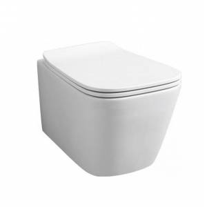 Унитаз укороченный, безободковый подвесной ArtCeram A16 Mini