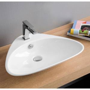 Раковина для установки на столешницу ArtCeram Plettro Quadro