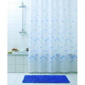 Шторка душевая Bacchetta Farfalla Celeste