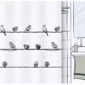 Шторка душевая Bacchetta Birdies Nero