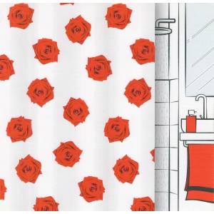 Шторка душевая Bacchetta Rose Rosso