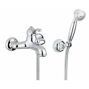 Смеситель для ванны с душевым гарнитуром Bugnatese Lem Kristal