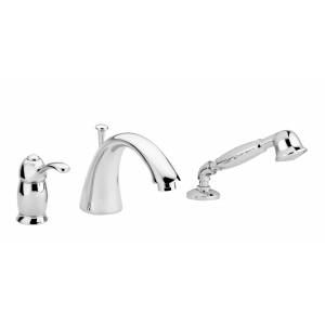 Смеситель врезной на борт ванны на 3 отверстия Bugnatese Lem