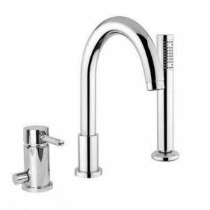 Смеситель врезной на борт ванны на 3 отверстия Bugnatese Kobuk