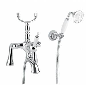 Смеситель для ванны врезной в подиум или борт ванны  Bugnatese Oxford