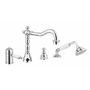 Смеситель - термостат врезной на борт ванны на 4 отверстия Bugnatese Oxford