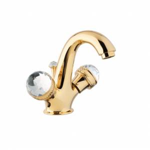 Смеситель  для раковины Bugnatese Axo с элементом Swarovski