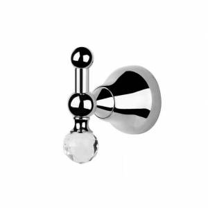 Крючок одинарный Bugnatese с кристаллом Swarovski S1