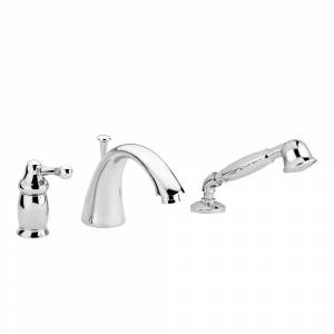 Смеситель врезной на борт ванны на 3 отверстия Bugnatese Maya