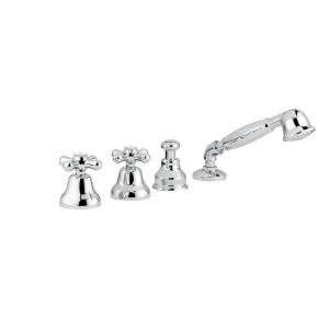 Смеситель врезной на борт ванны Bugnatese Old 800