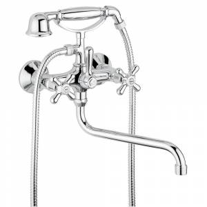 Смеситель для ванны с длинным изливом и гарнитуром Bugnatese Old 800