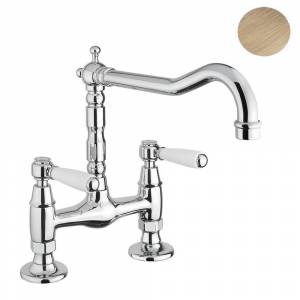 Смеситель двухвентильный на мостике Bugnatese Revival Uni для кухни