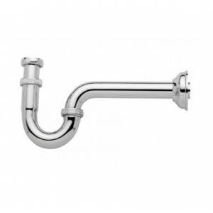 Дизайнерский хромированный сифон Bugnatese для раковины