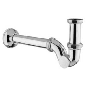 Дизайнерский хромированный сифон Bugnatese для биде