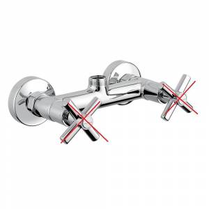 Смеситель для душевой стойки Bugnatese Rodos, без рукояток