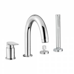 Смеситель врезной на борт ванны Bugnatese Simple