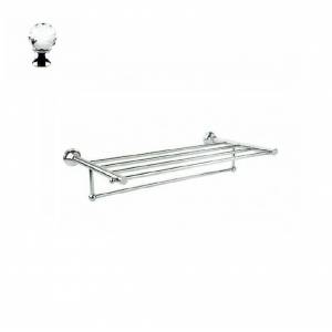 Полочка-сетка подвесная Bugnatese F4 с полотенцедержателем Swarovski S2