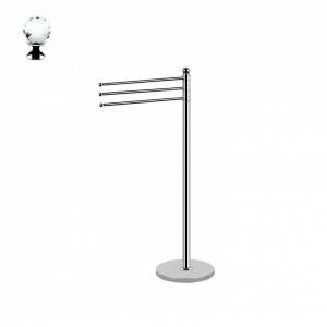 Стойка напольная c полотенцедержателями Bugnatese F4 с кристаллом Swarovski