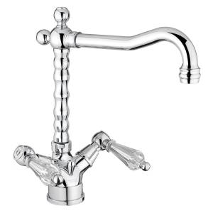 Смеситель для раковины Fiore Gioielli с донным клапаном