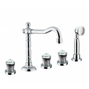 Смеситель для ванны Fiore Venere Sky врезной, на 5 отверстий