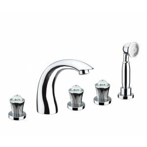 Смеситель для ванны Fiore Venere Sky врезной, на 5 отверстий