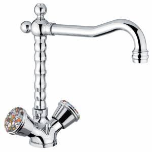 Смеситель для раковины Fiore Murrine с донным клапаном