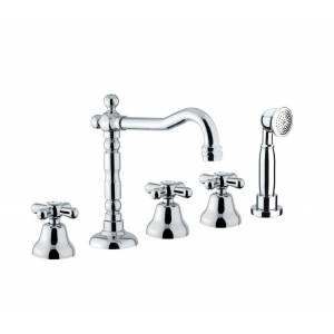 Смеситель для ванны Fiore Margot врезной, на 5 отверстий