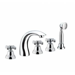 Смеситель для ванны Fiore Margot врезной, на 5 отверстий