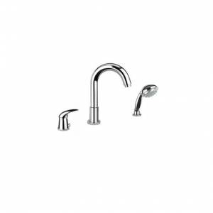 Смеситель врезной на борт ванны, на 3 отверстия Fiore Nexus