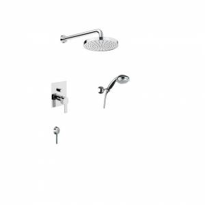 Душевой набор: верхний душ+смеситель для душа+гарнитур душевой Fiore Kalos