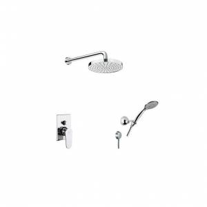 Душевой набор:верхний душ+смеситель для душа+душевой гарнитур Fiore Kevon