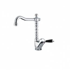 Смеситель для раковины Fiore Imperial Black с донным клапаном