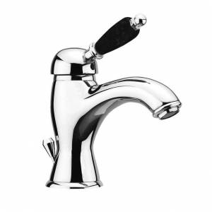 Смеситель для раковины Fiore Imperial Black с донным клапаном