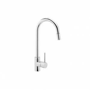 Смеситель для кухни Genebre Tau с выдвижным изливом