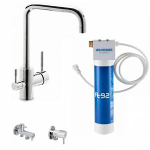 Набор для кухни: смеситель для кухни+фильтр Genebre Tau
