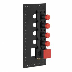 Встраиваемая часть смесителя-термостата с четырьмя выходами Gessi 