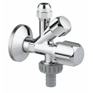 Угловой вентиль комбинированный 3/8" Grohe Angle