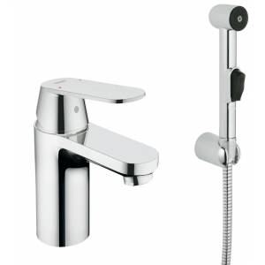 Смеситель для раковины с гигиеническим душем Grohe Eurosmart Cosmopolitan