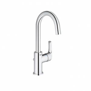 Высокий смеситель для раковины Grohe Eurosmart  с донным клапаном