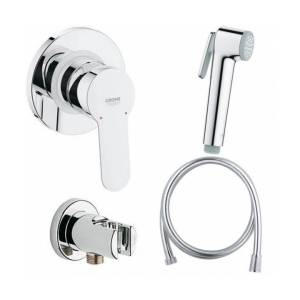 Набор гигиенического душа Grohe BauEdge со смесителем скрытого монтажа 3 в 1