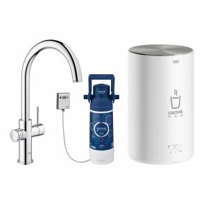 Смеситель для кухни Grohe Red Duo с бойлером