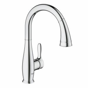 Смеситель для кухни с выдвижным изливом Grohe Parkfield