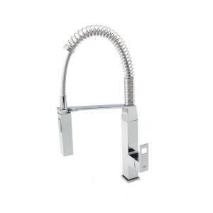 Смеситель для кухни с выдвижным изливом Grohe Eurocube
