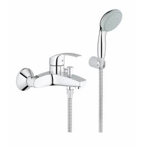 Смеситель для ванны с душевым гарнитуром Grohe Eurosmart