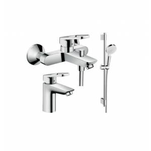 Набор смесителей Hansgrohe Logis Loop 100 для ванны